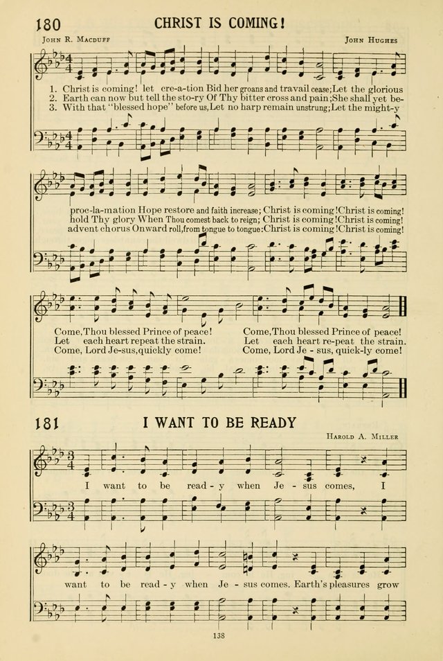 I want to be ready when Jesus comes, I want to be ready when Jesus