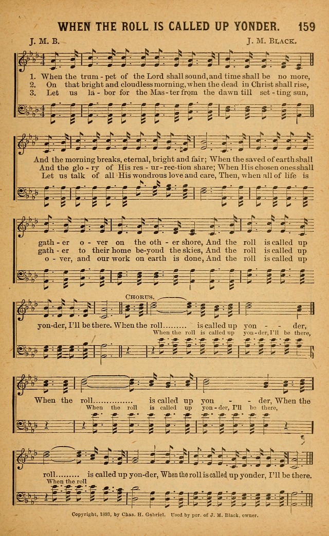 Gospel Praises for use in meetings of Christian worship 159. When the trumpet of the Lord shall