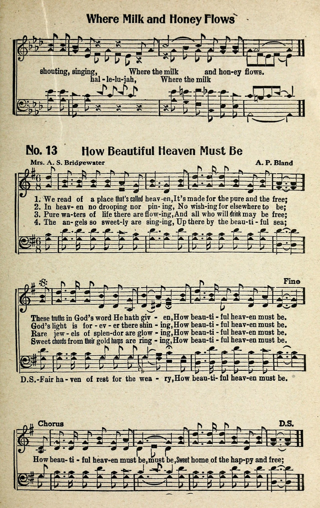 Gospel Song Jewels No. 2 12. I am living now in Canaan