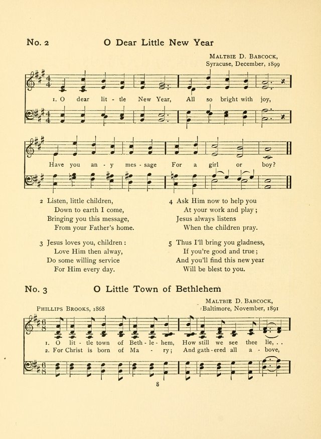 Hymns and Carols 2. O dear little New Year