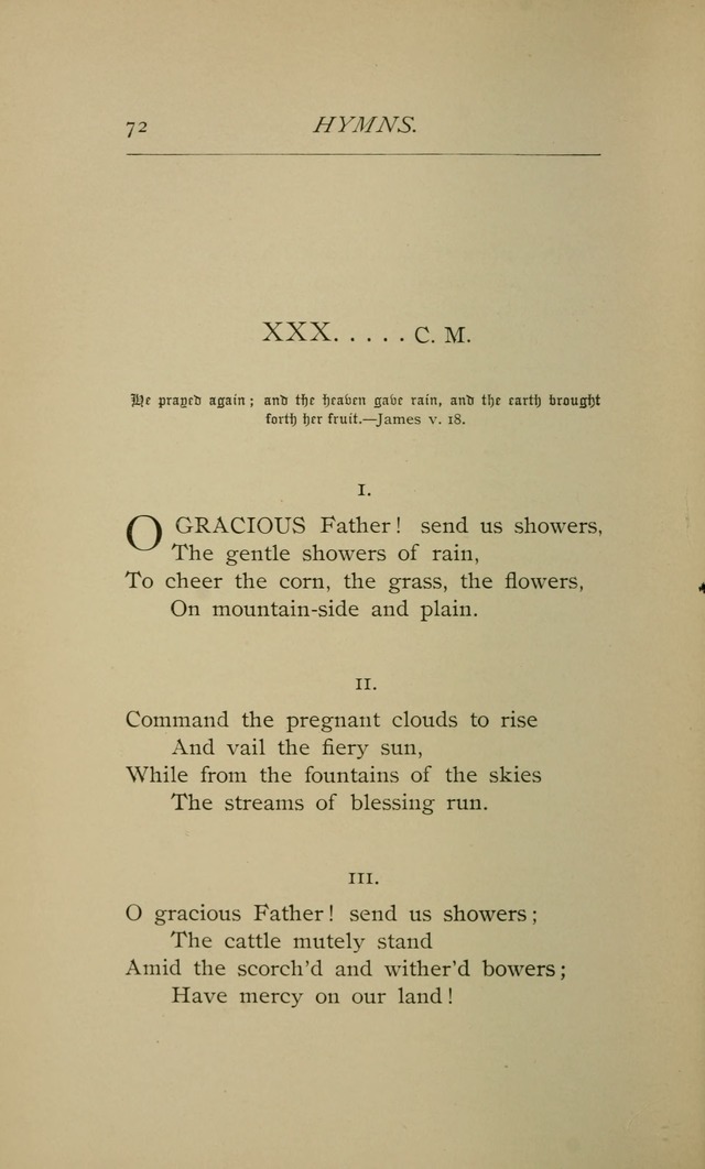 O gracious Father, send us showers