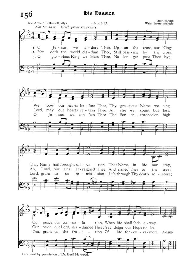 The Hymnal 156. O Jesus, we adore thee | Hymnary.org