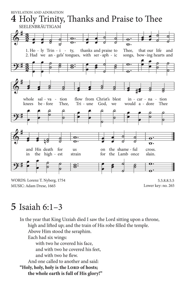 Hymns to the Living God 4. Holy Trinity