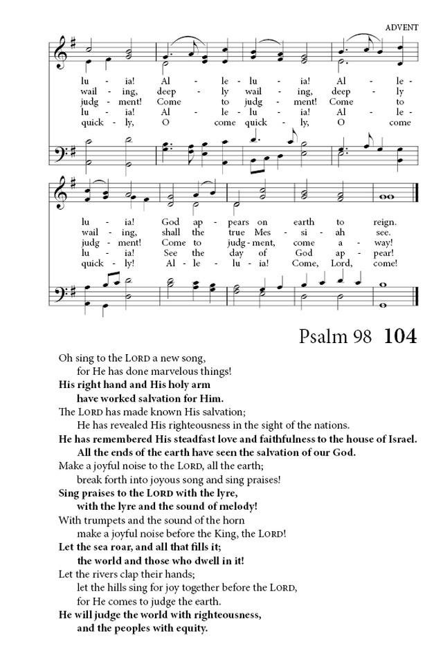 Hymns to the Living God 103. Lo! He comes, with clouds descending