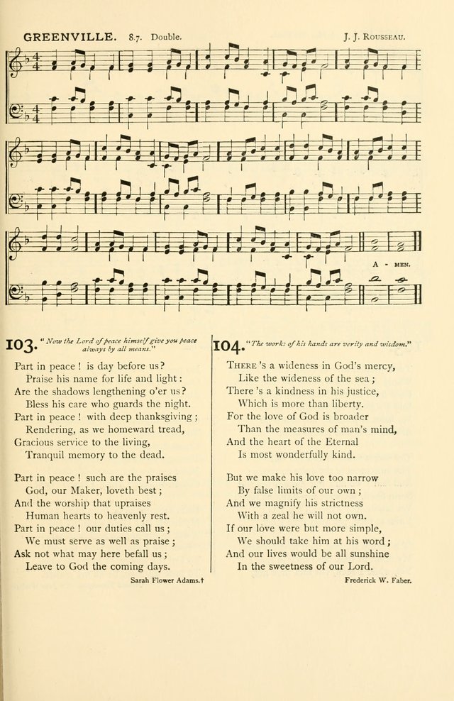 Isles of Shoals Hymn Book and Candle Light Service 103. Part in peace