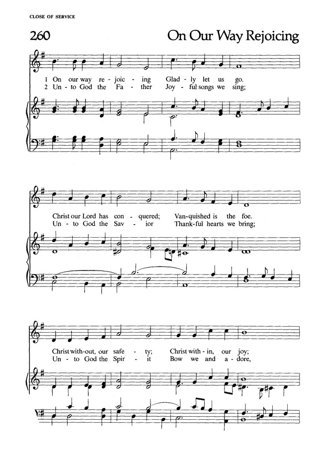 On Our Way Rejoicing
