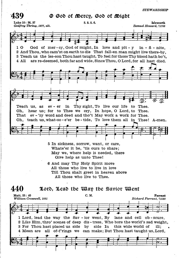 The Lutheran Hymnal 439. O God of mercy, God of might