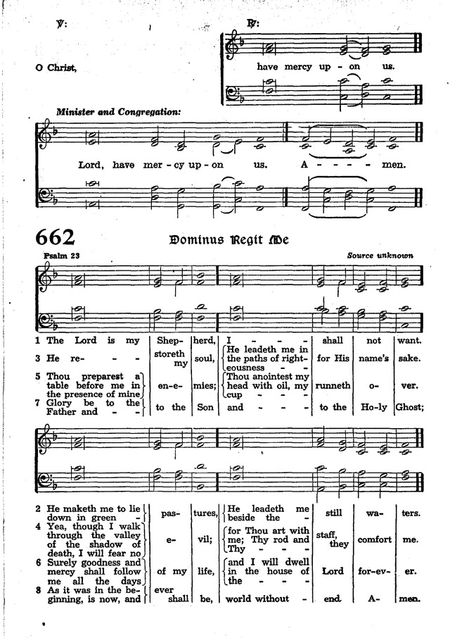 The Lutheran Hymnal 661. O Lord, Have mercy upon us