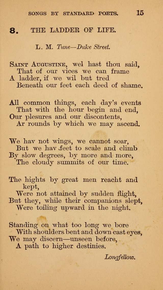 The ladder of Saint Augustine