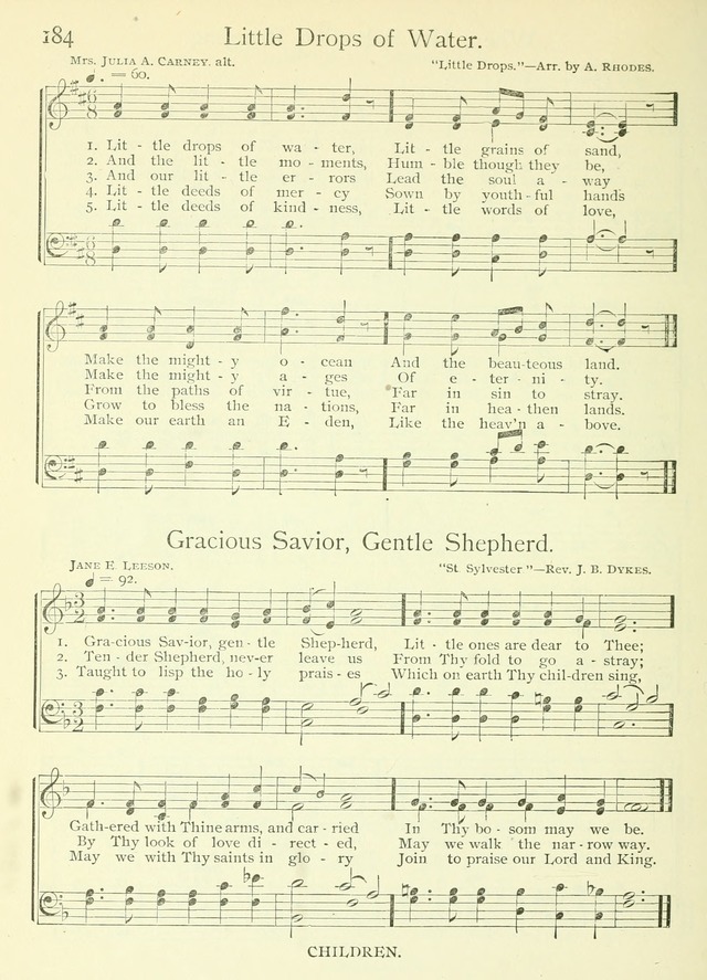 LifeTime Hymns 184a. Little drops of water, little grains of sand