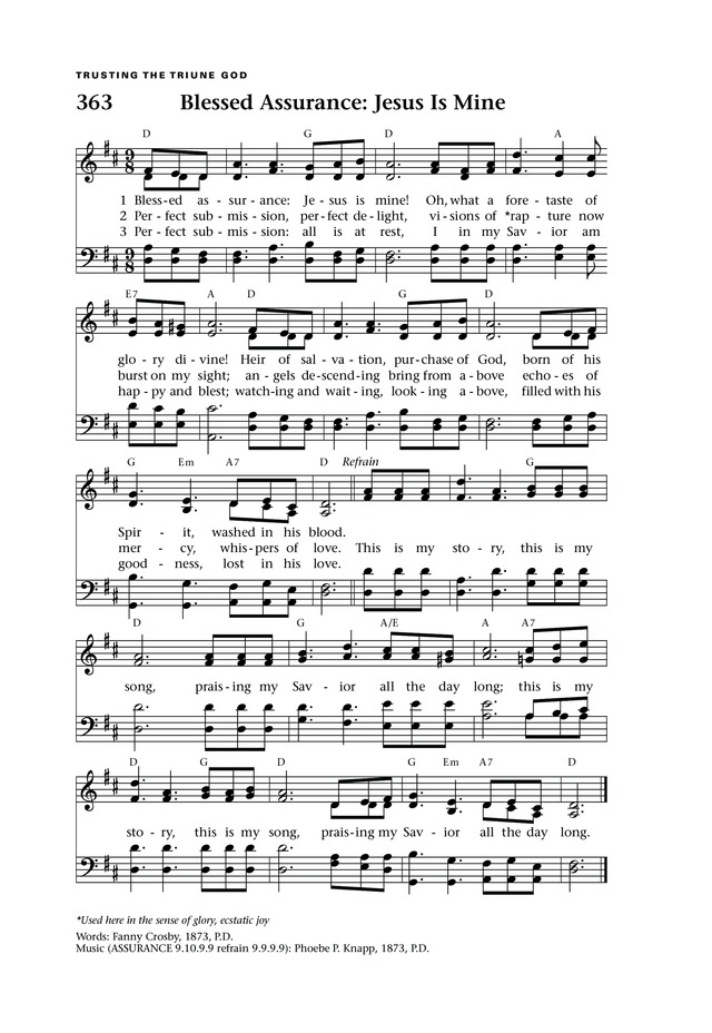 Lift Up Your Hearts psalms, hymns, and spiritual songs page 394