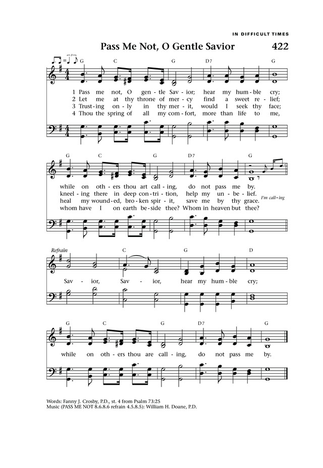 Lift Up Your Hearts psalms, hymns, and spiritual songs page 458