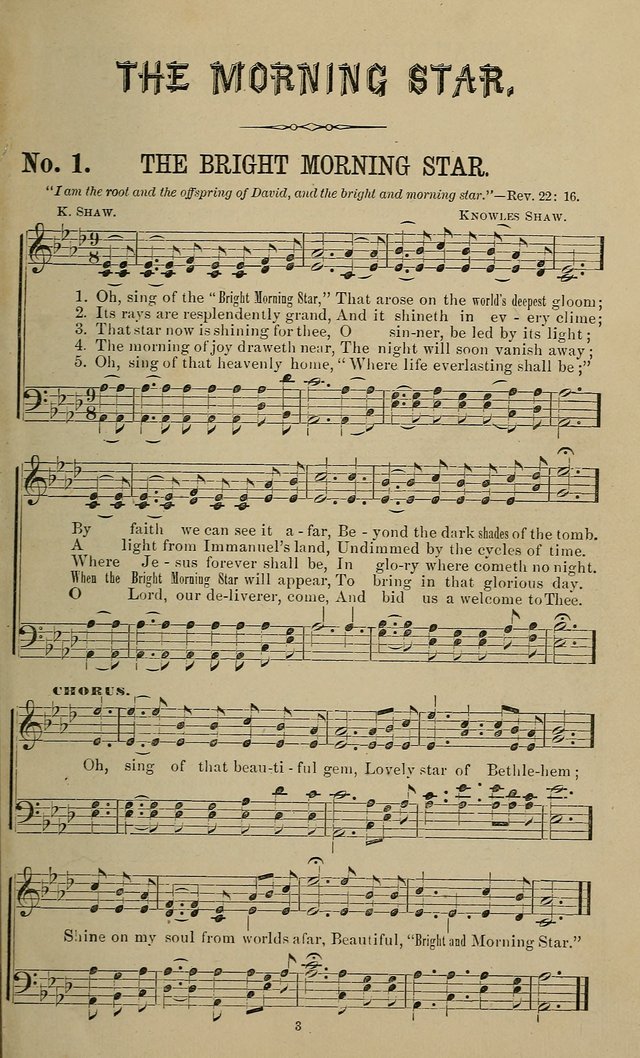 The bright morning star