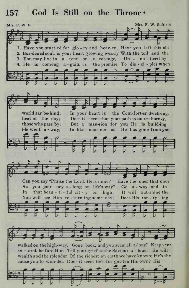 Melodies of Praise 157. Have you started for glory and