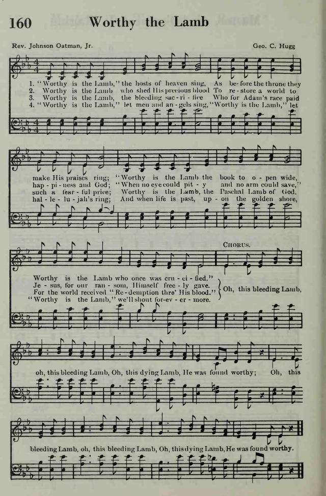 Melodies of Praise 160. "Worthy is the Lamb," the hosts of