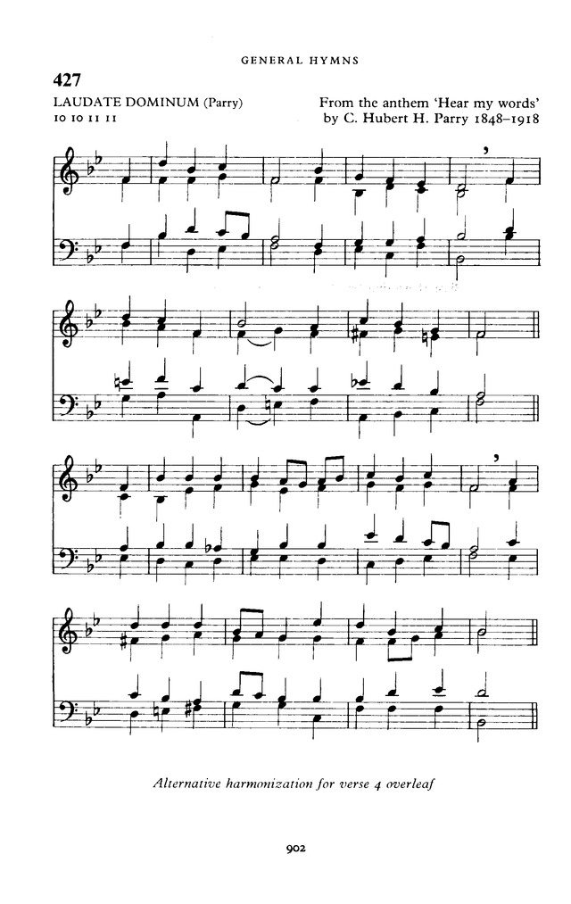 The New English Hymnal 427. O praise ye the Lord!