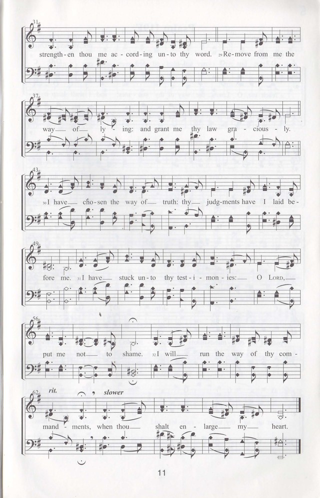 The complete and unaltered text of Psalm 119 from the King James Bible