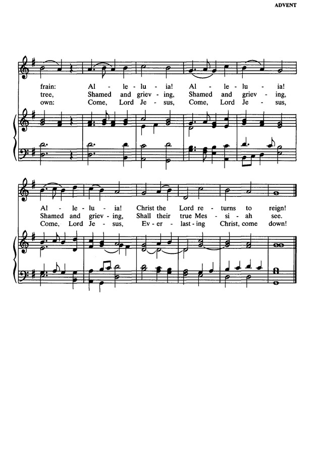 The Presbyterian Hymnal hymns, psalms, and spiritual songs 6. Jesus comes with clouds