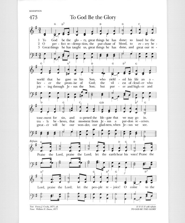 Psalter Hymnal (Gray) page 588