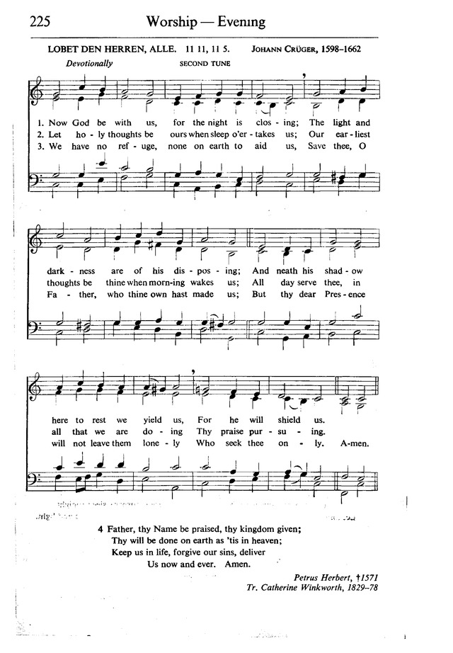 Service Book and Hymnal of the Lutheran Church in America 225b. Now God