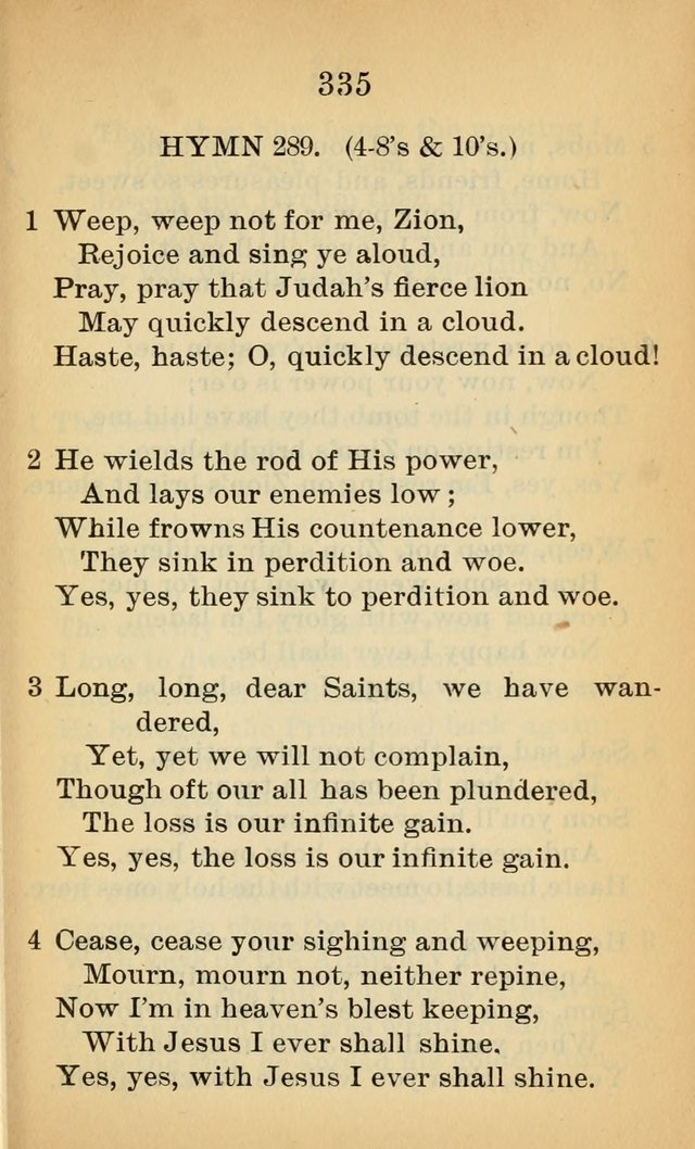 Weep, weep not for me, Zion