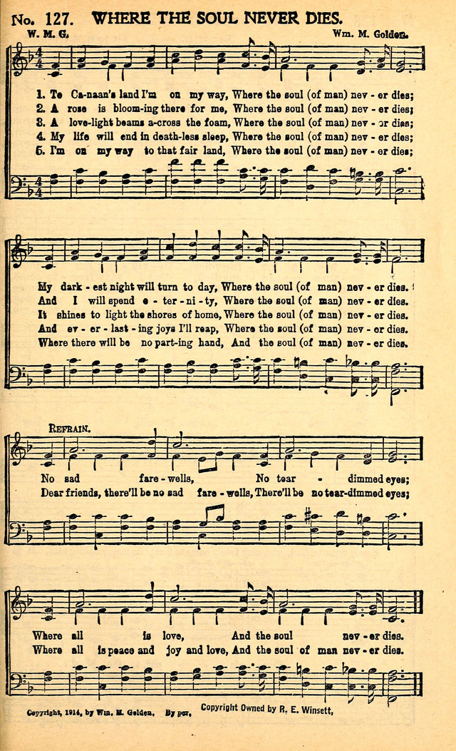 To Canaan's land I'm on my way