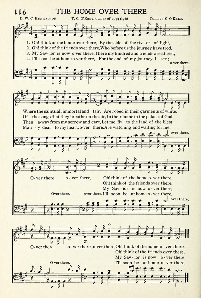 Seth Parker's Hymnal 116. Oh! think of the home over there