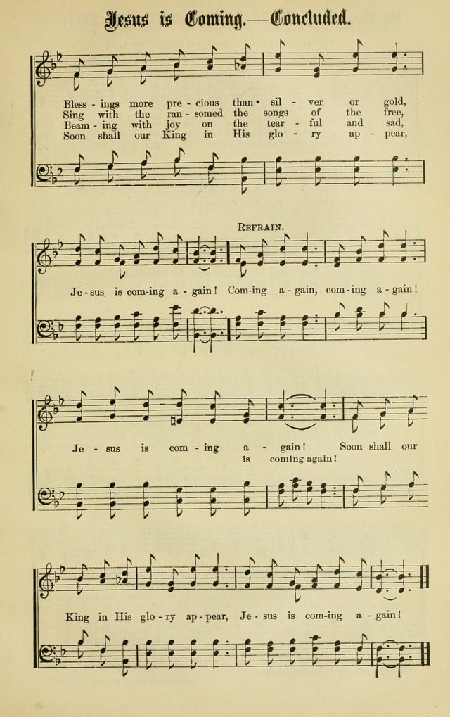 Sacred Songs No. 2 166. Jesus is coming! awake the glad song