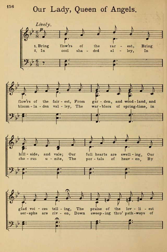 Sunday School Hymn Book 156. Bring flow'rs of the rarest