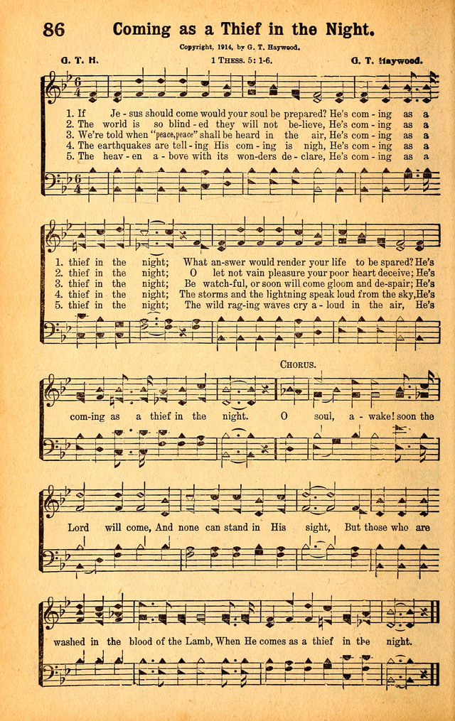 Coming as a thief in the night