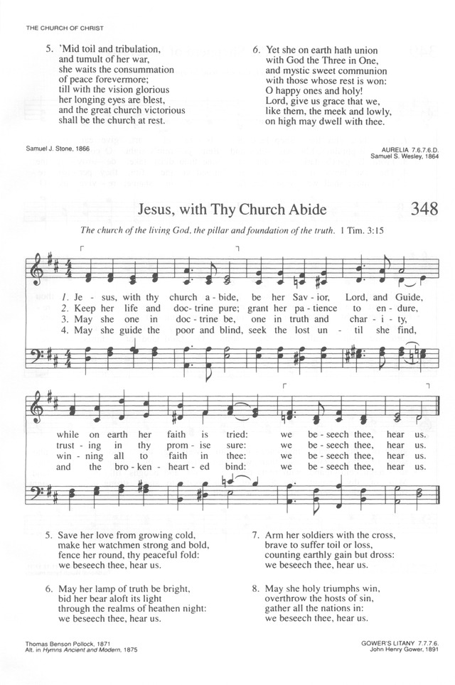 Jesu, with Thy Church Abide
