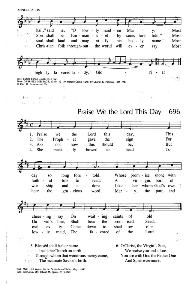 The Angel Gabriel from Heaven Came