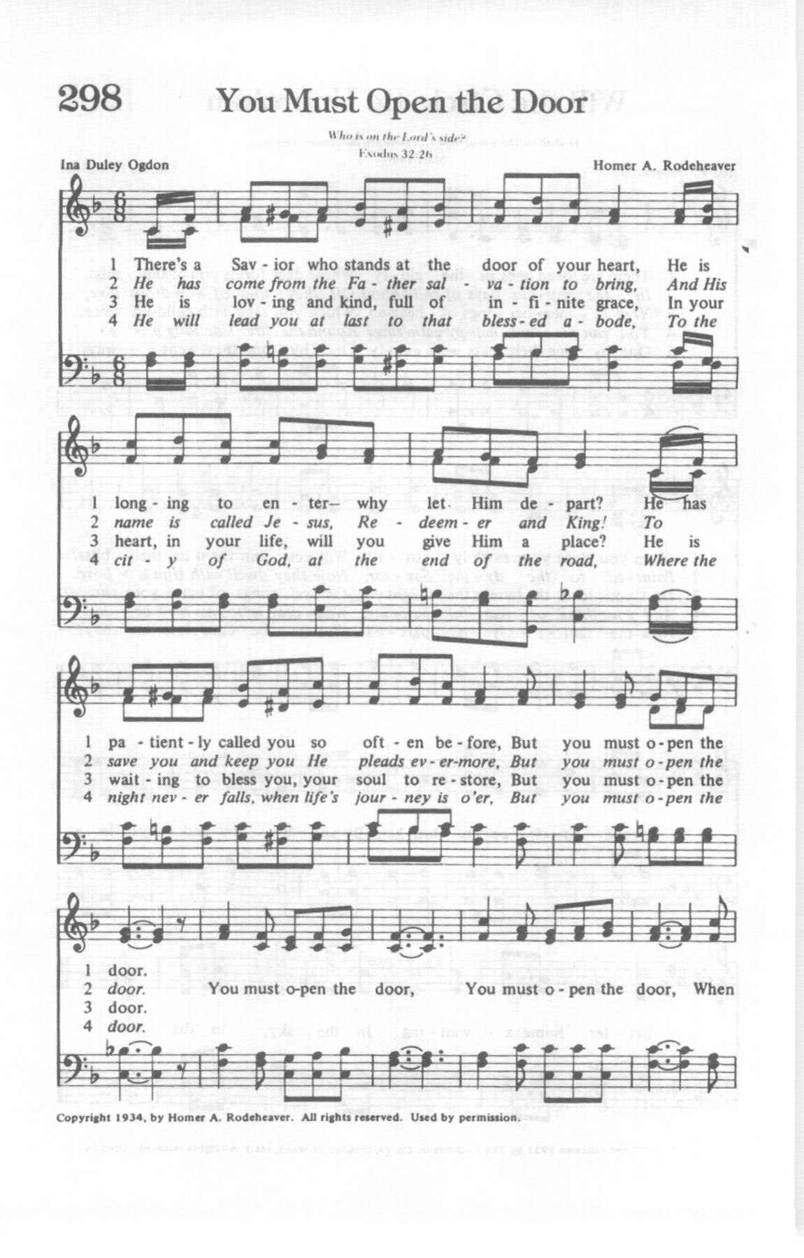Yes, Lord! Church of God in Christ hymnal page 324