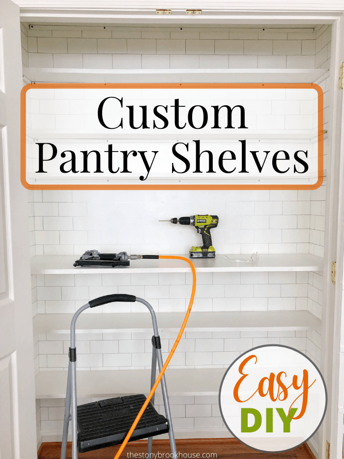 Custom Pantry Shelves The Stonybrook House