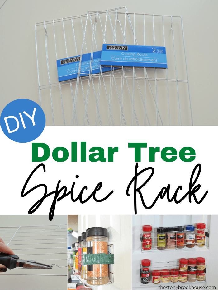 DIY Dollar Tree Spice Rack The Stonybrook House