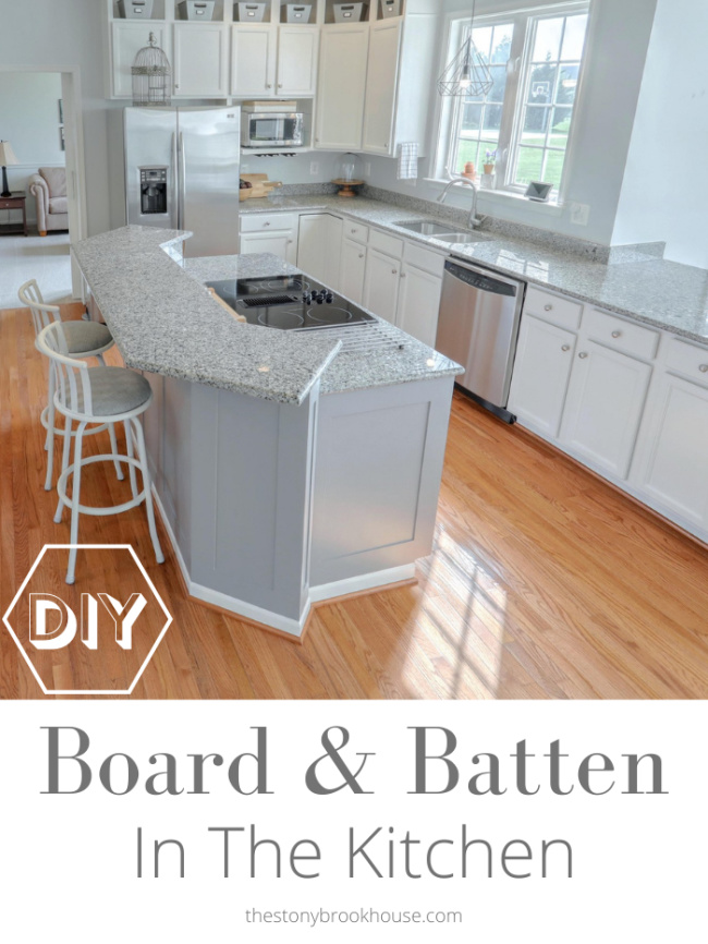 Adding Board & Batten In The Kitchen The Stonybrook House