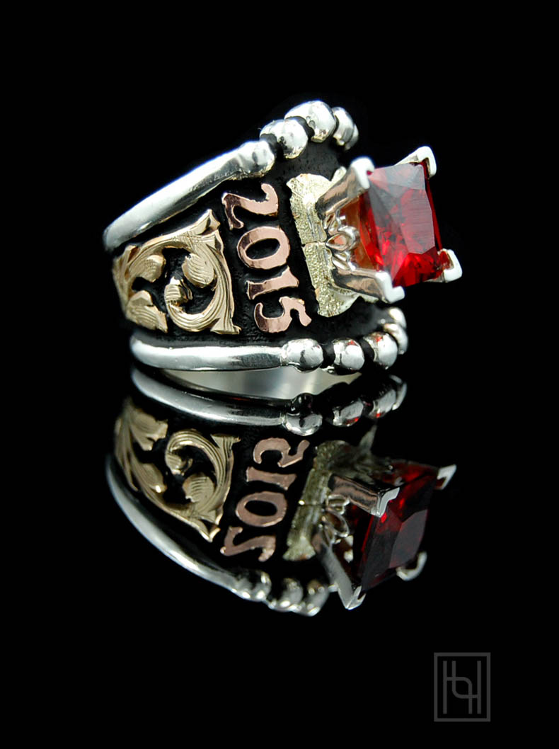 Custom Statement Ring Personalized Jewelry by Hyo Silver