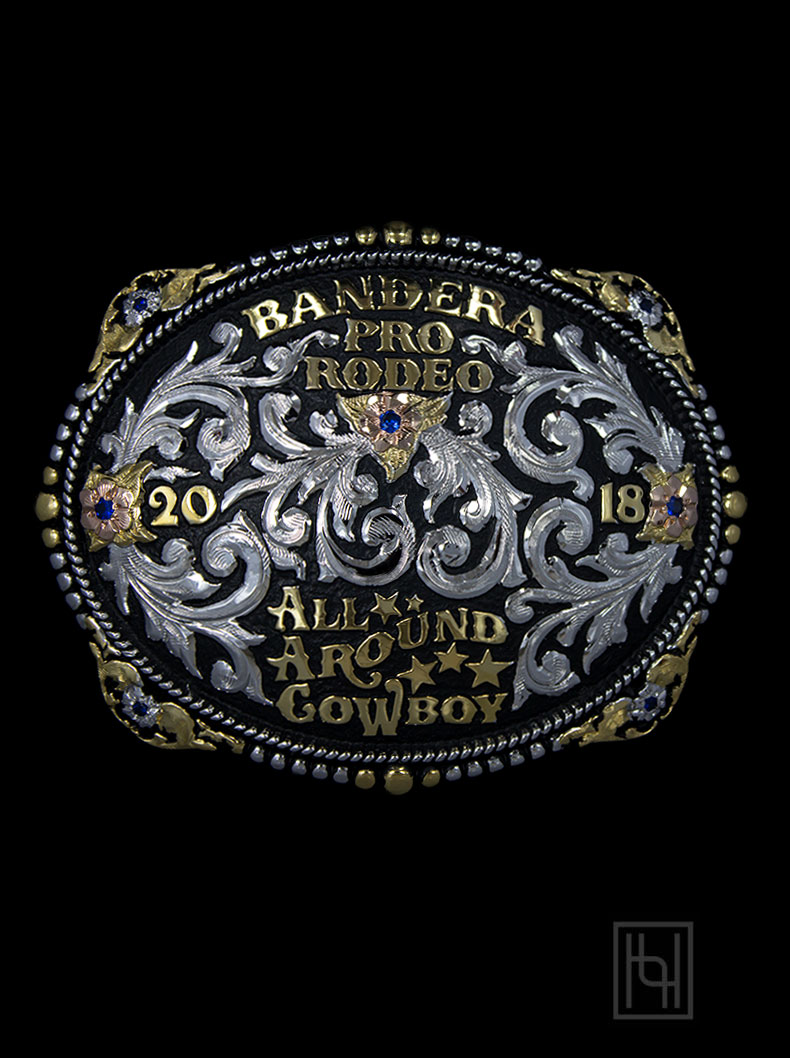 Rawhide Belt Buckle Custom Belt Buckles by Hyo Silver
