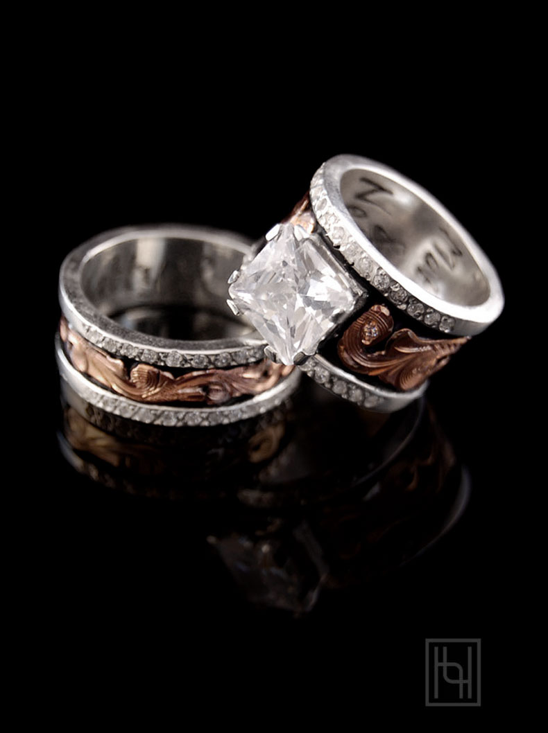 Enchanted Forever Ring Set Custom Rings by Hyo Silver