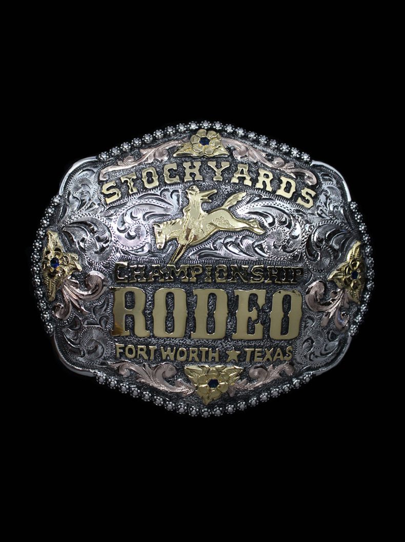 Utah with Berry Edge Belt Buckle Custom Trophy Buckles by Hyo Silver