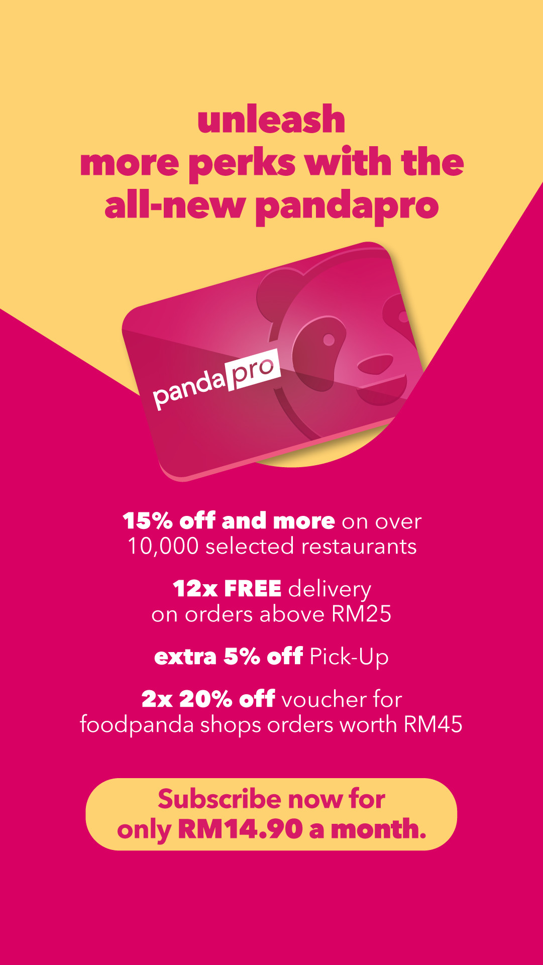 Foodpanda Launches PandaPro For ProLike Perks! Hype Malaysia