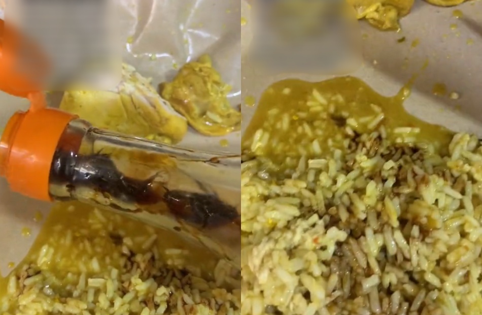 (Video) Local Woman Horrified To Find Cockroaches In Her Soy Sauce