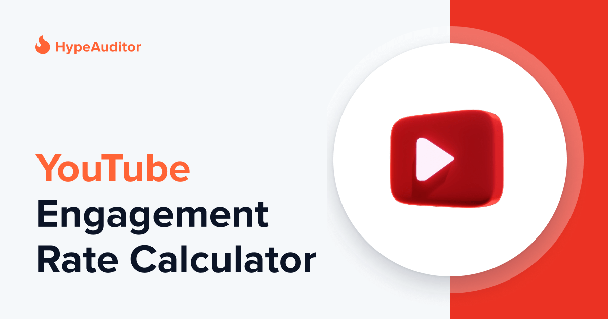 YouTube Engagement Rate Calculator HypeAuditor