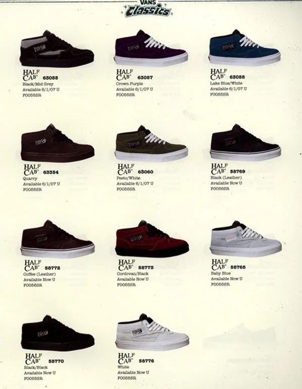 Vans Fall 2007 Catalog Hypebeast