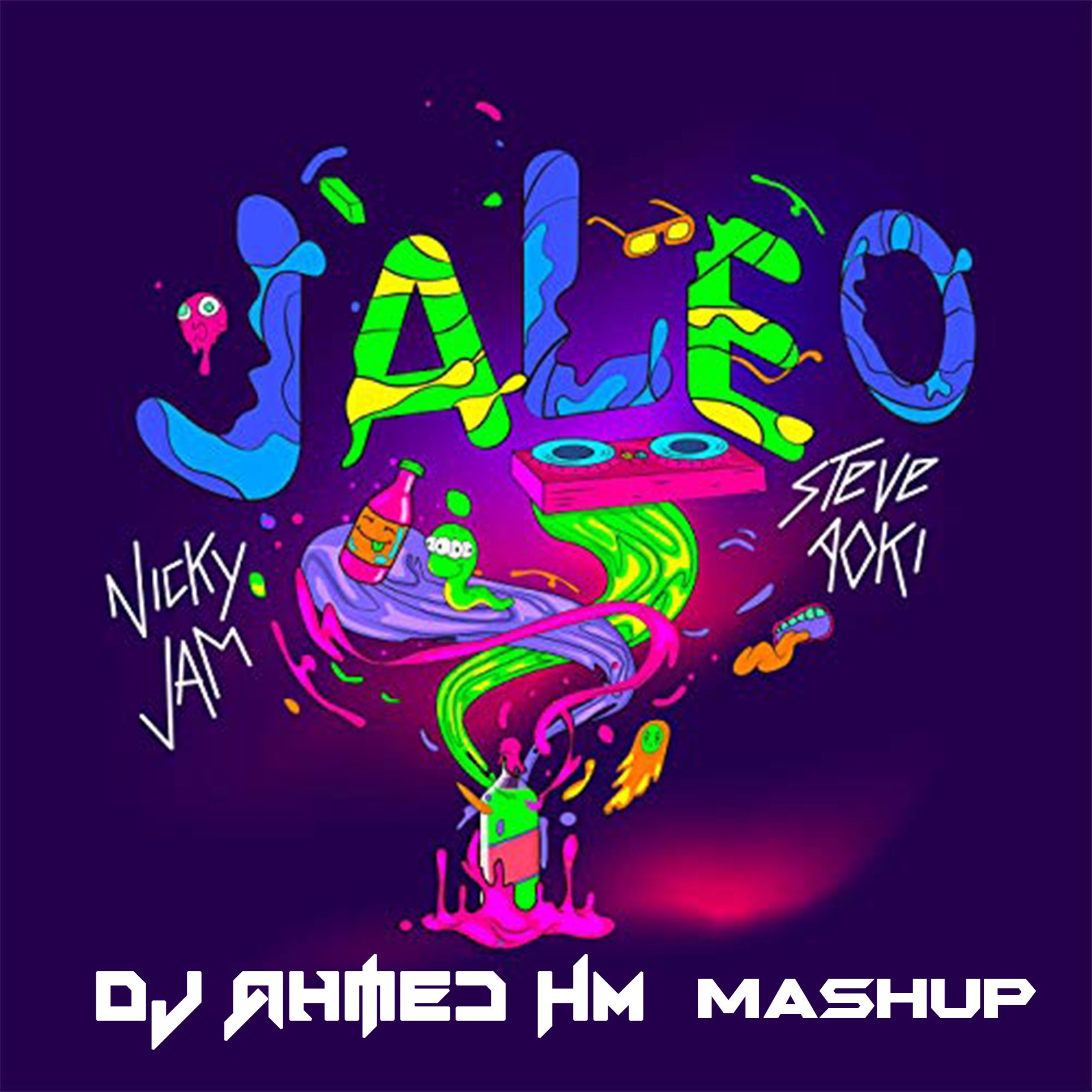 Nicky Jam X Steve Aoki Jaleo (DJ AhmedHM Mashup) by DJ Ahmed HM