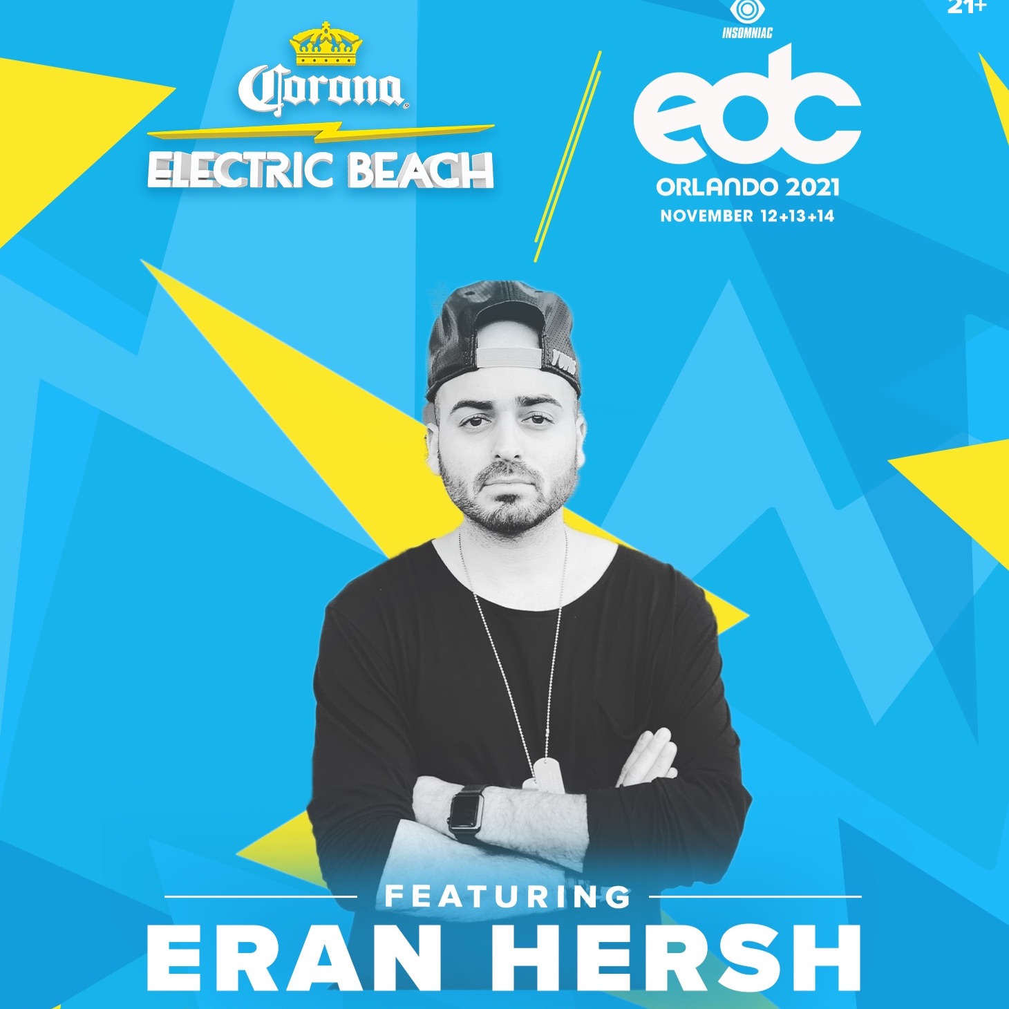 Eran Hersh Corona Electric Beach, EDC Orlando 11/13/2021 by ERAN