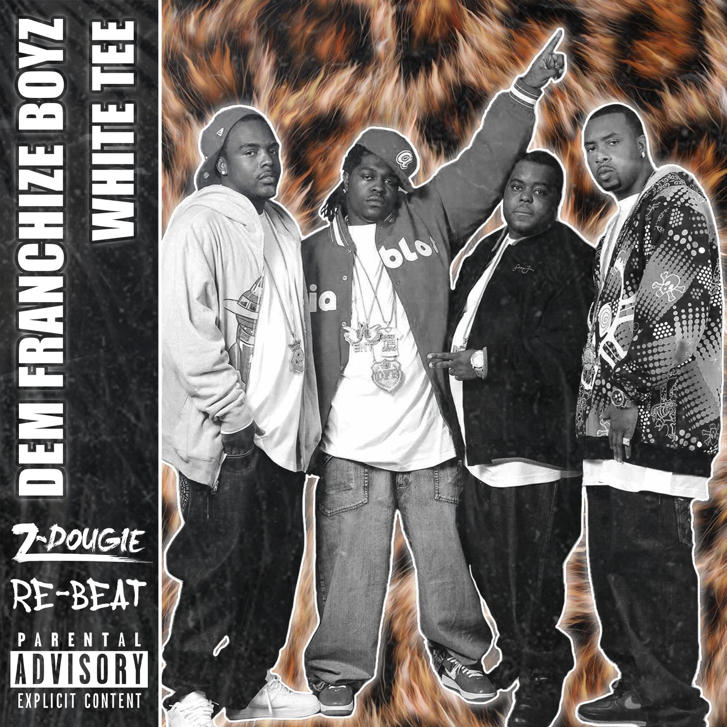 Dem Franchize Boyz White Tee (ZDougie ReBeat) by ZDougie Free