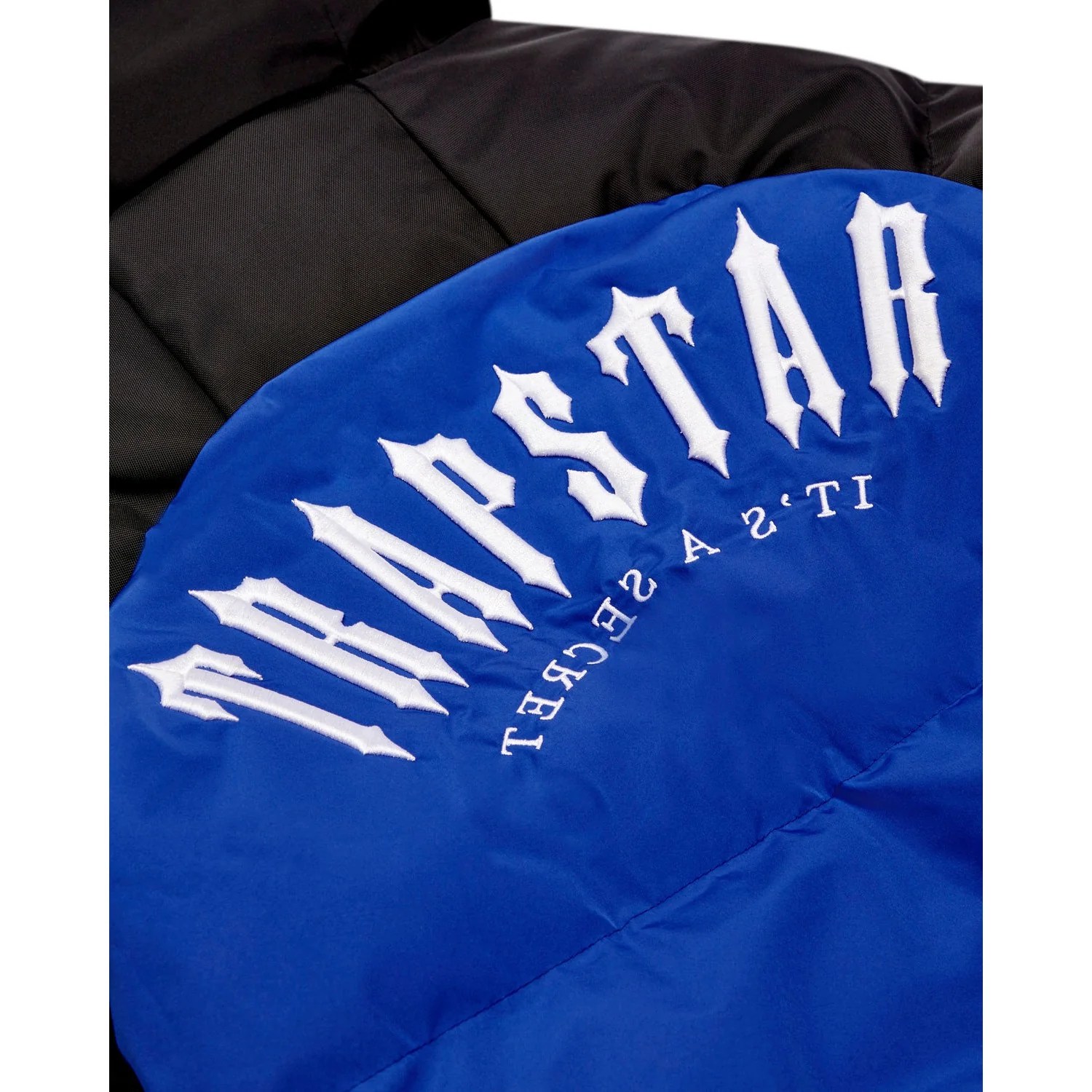 Trapstar Irongate Arch Puffer Jacket AW23 Blue / Black Hype Locker UK