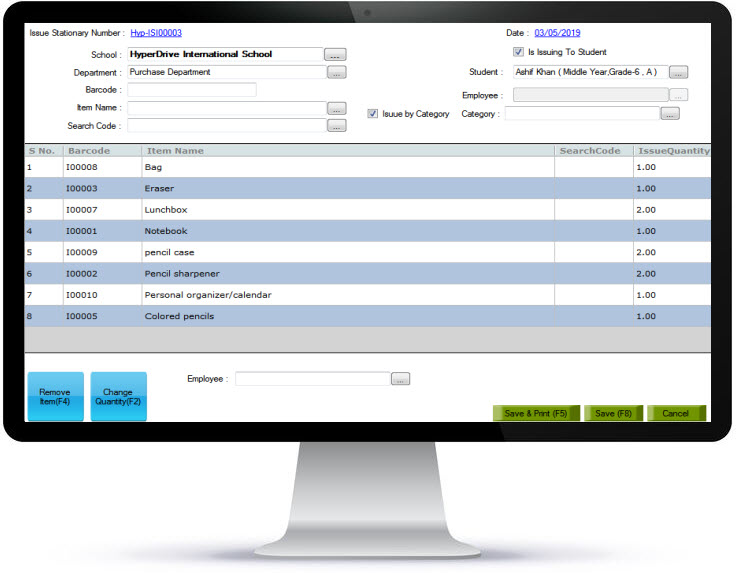 Stationery Management System Management Software Hyper Drive Solutions