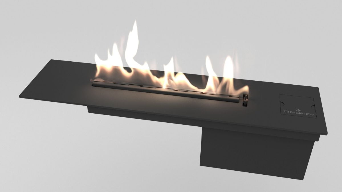 SAFIRE Dropin BLACK Flue Less Gas Grates • Hyper Fires Fireplaces Cape